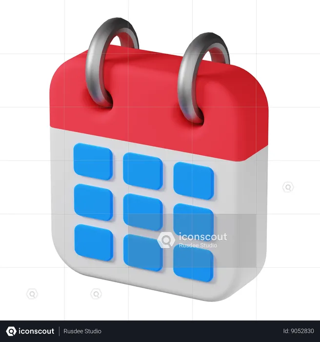 Calendario  3D Icon