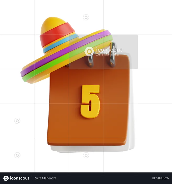 Calendário  3D Icon