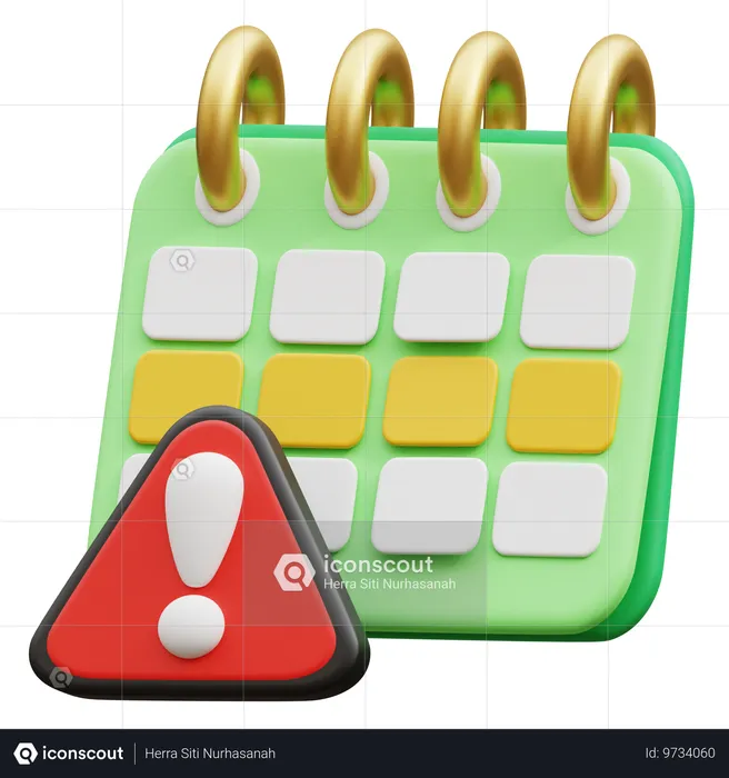 Calendario  3D Icon