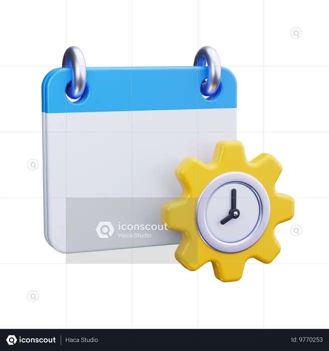 Calendário  3D Icon