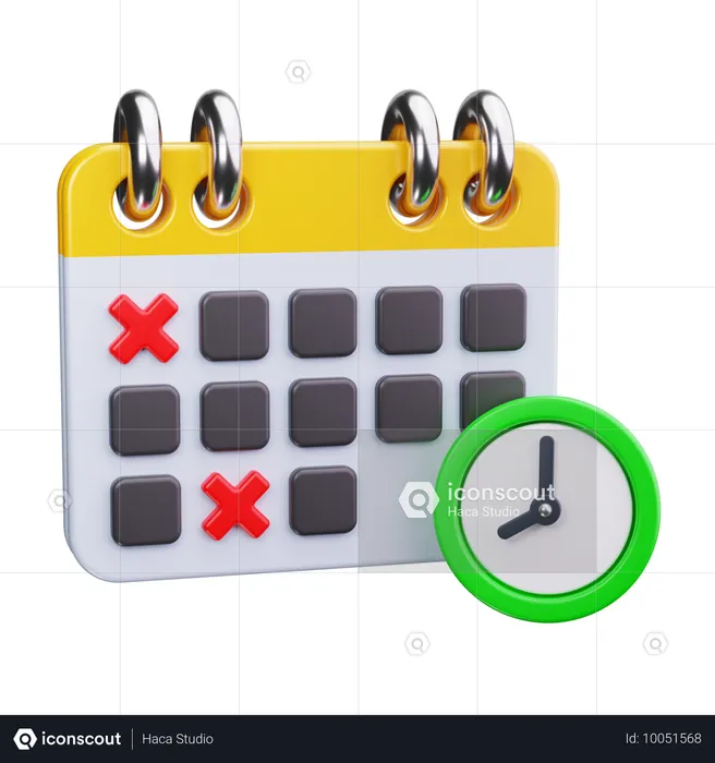 Calendário  3D Icon