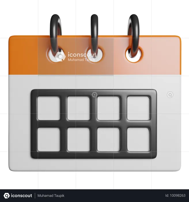 Calendario  3D Icon