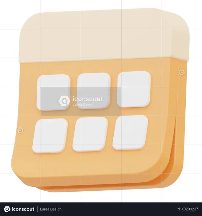 Calendário  3D Icon