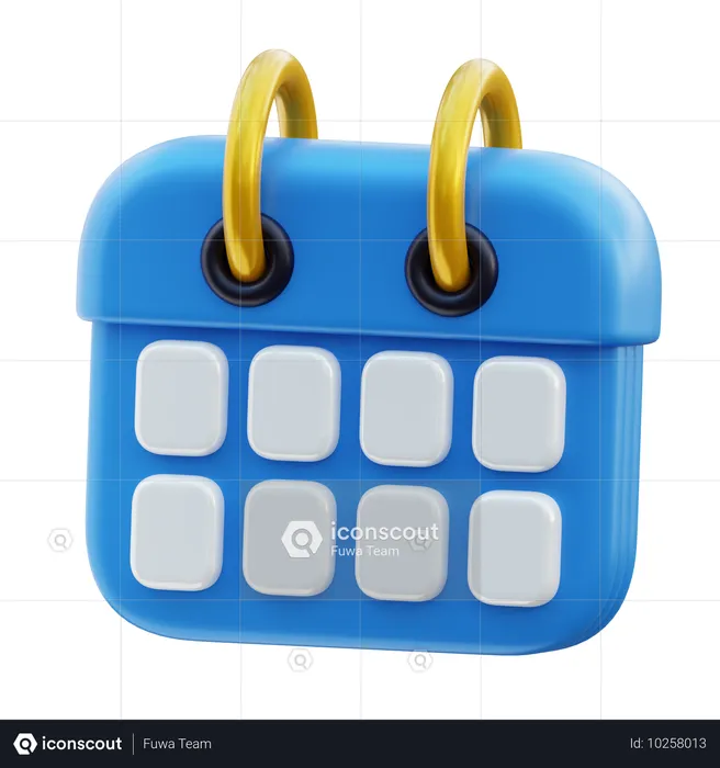 Calendário  3D Icon