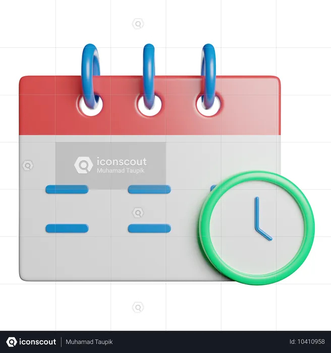 Calendário  3D Icon