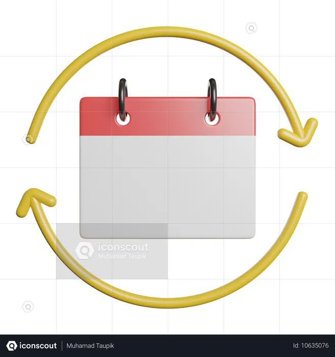 Calendário  3D Icon