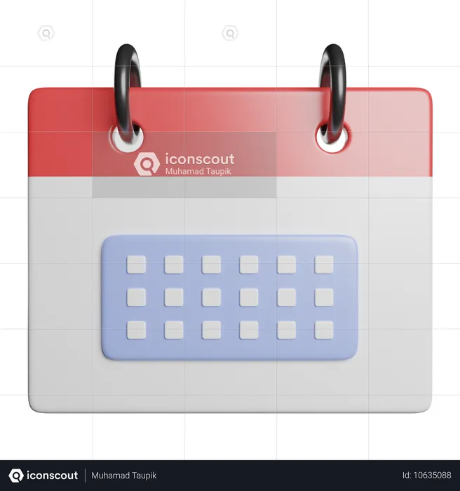 Calendário  3D Icon