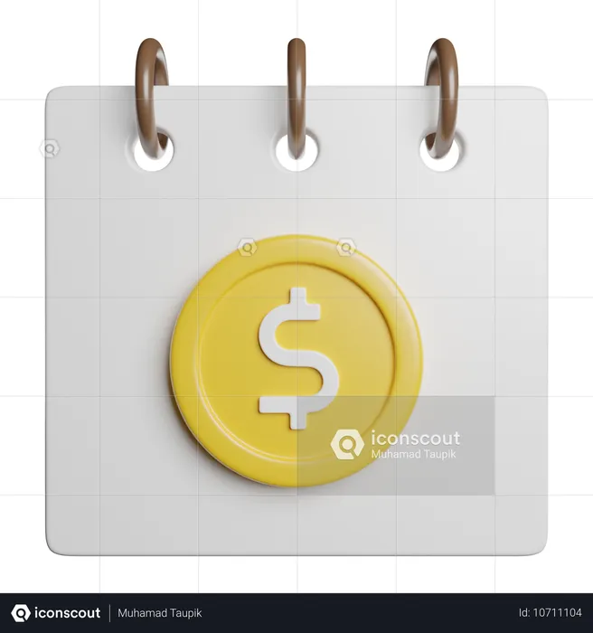 Calendario  3D Icon