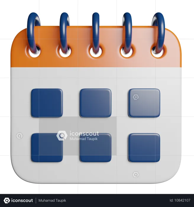 Calendário  3D Icon