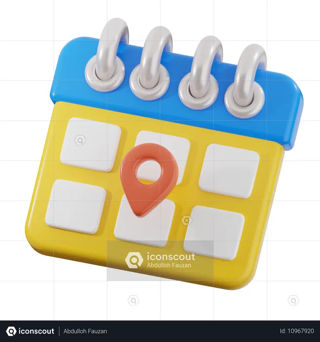 Calendario  3D Icon