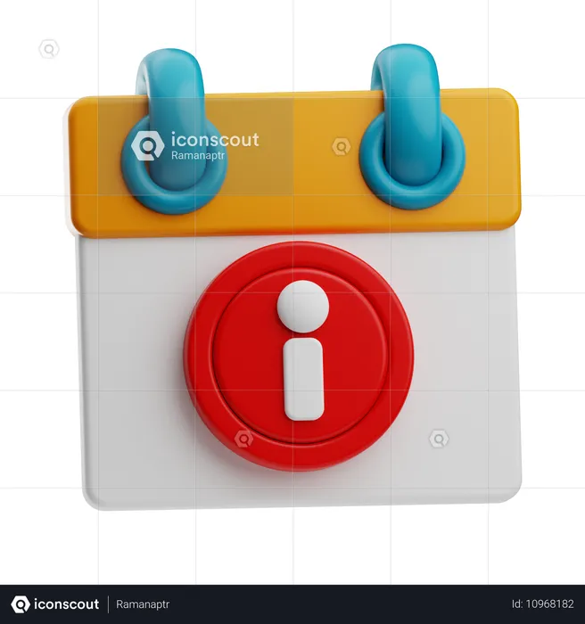 Calendário  3D Icon