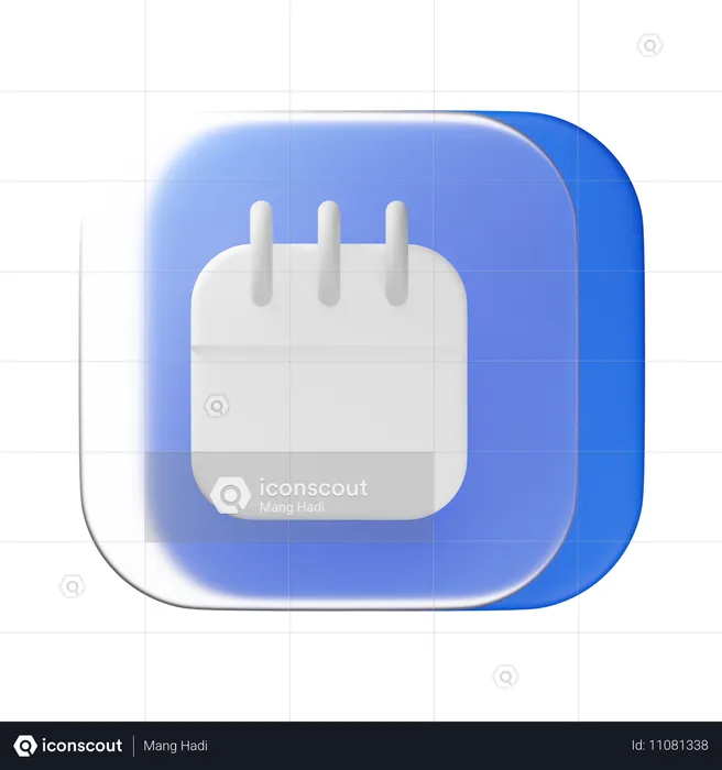 Calendário  3D Icon