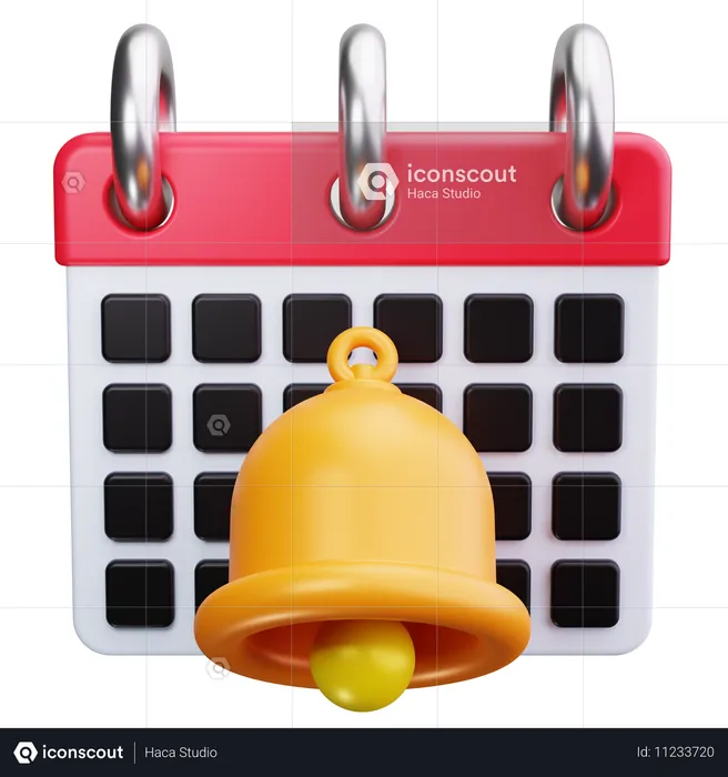 Calendário  3D Icon