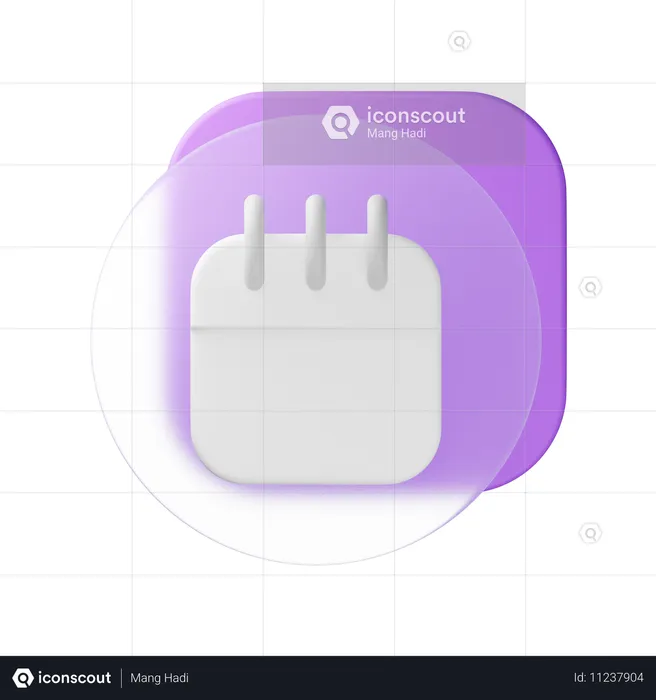 Calendario  3D Icon