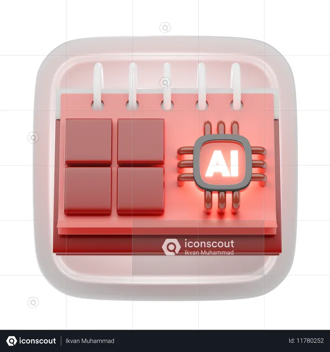 Calendario  3D Icon