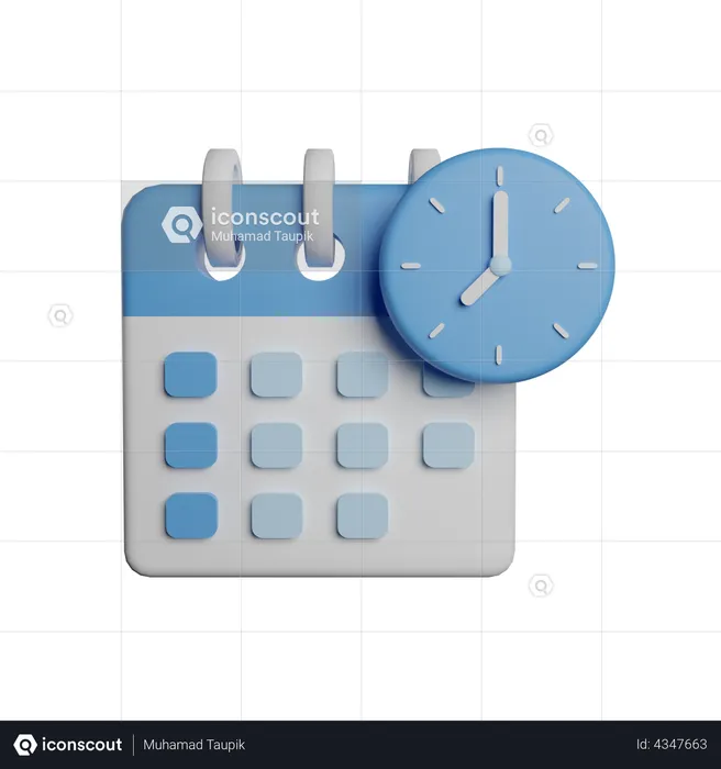 Calendário  3D Illustration