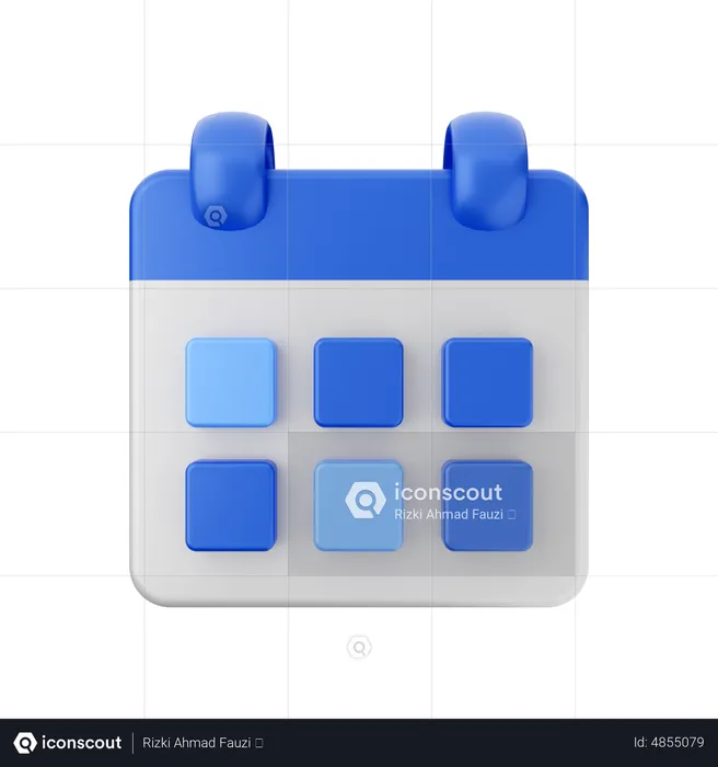 Calendário  3D Icon