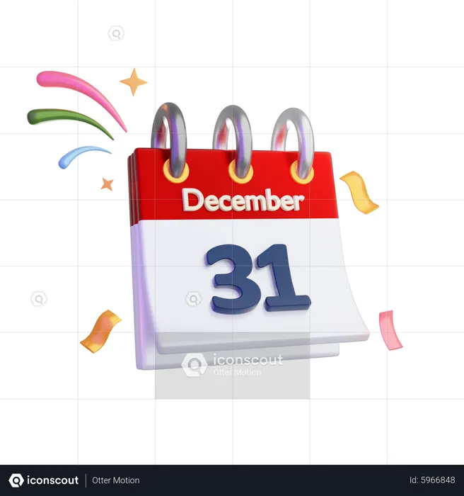 Calendario  3D Icon