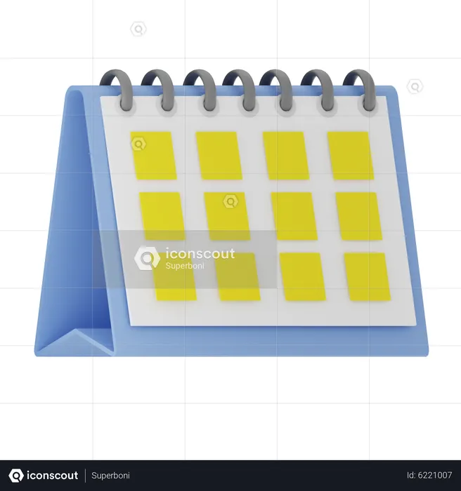 Calendario  3D Icon