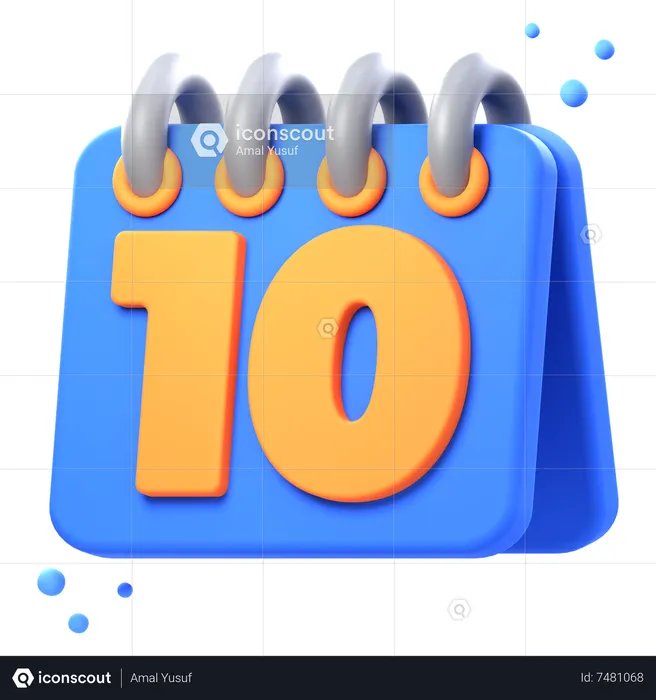 Calendário  3D Icon