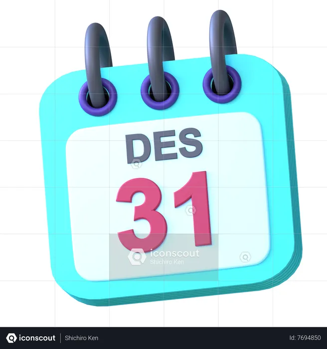 Calendario  3D Icon