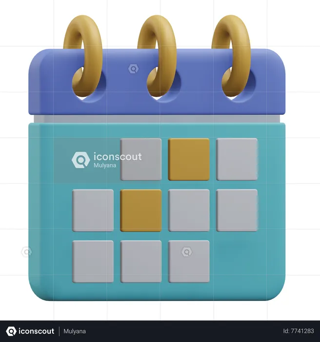 Calendário  3D Icon