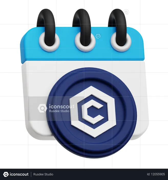 Calendário cronos  3D Icon
