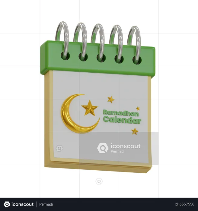 Calendario de Ramadán  3D Icon