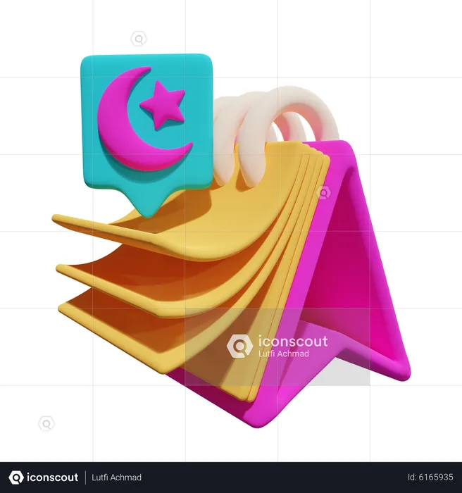 Calendario de Ramadán  3D Icon