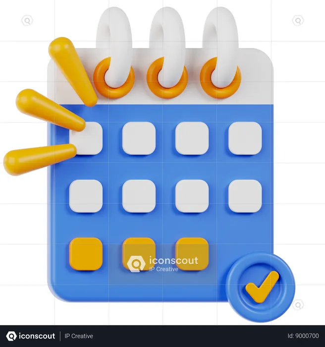 Calender  3D Icon