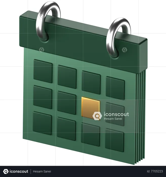 Calender  3D Icon