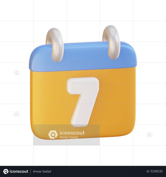 Calender  3D Icon