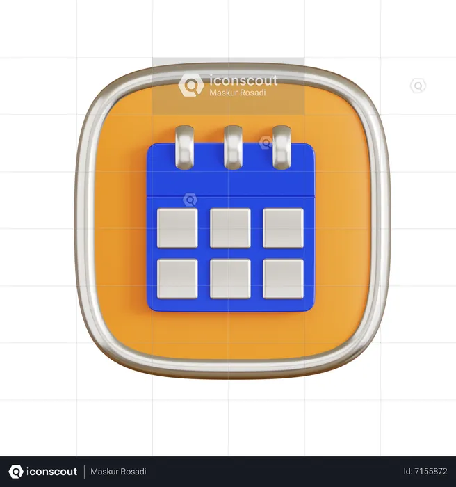 Calender  3D Icon