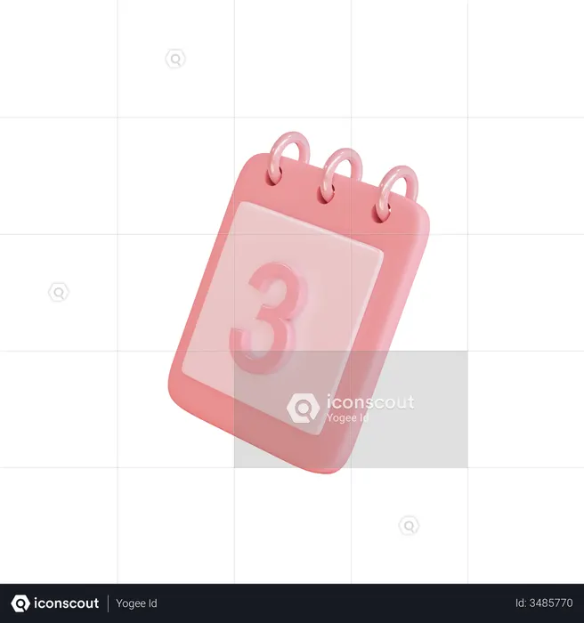 Calender  3D Illustration
