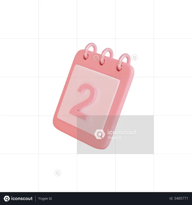 Calender  3D Illustration