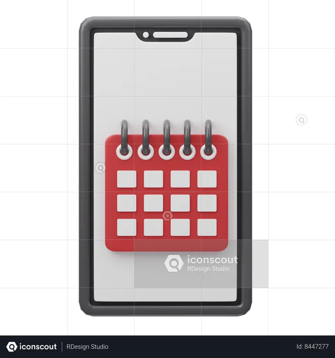 Calendrier  3D Icon