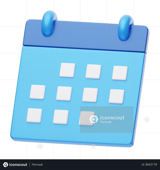 Calendrier  3D Icon