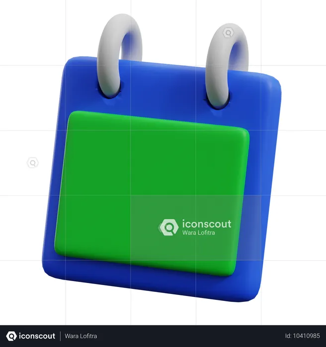 Calendrier  3D Icon