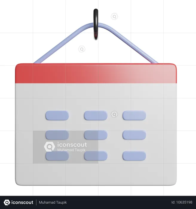 Calendrier  3D Icon