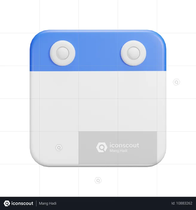 Calendrier  3D Icon