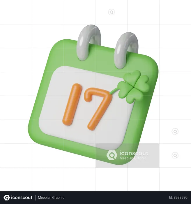 Calendrier  3D Icon