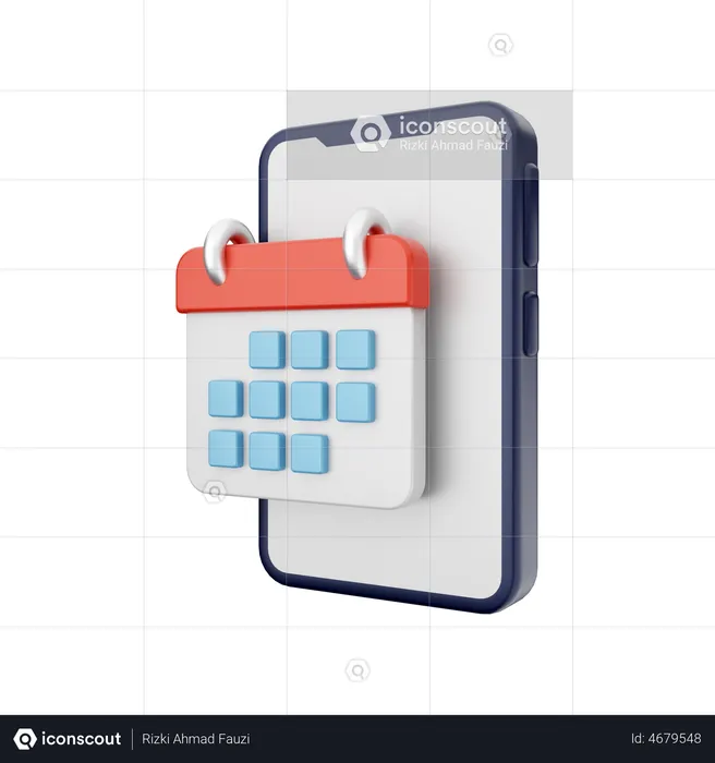 Calendrier  3D Illustration