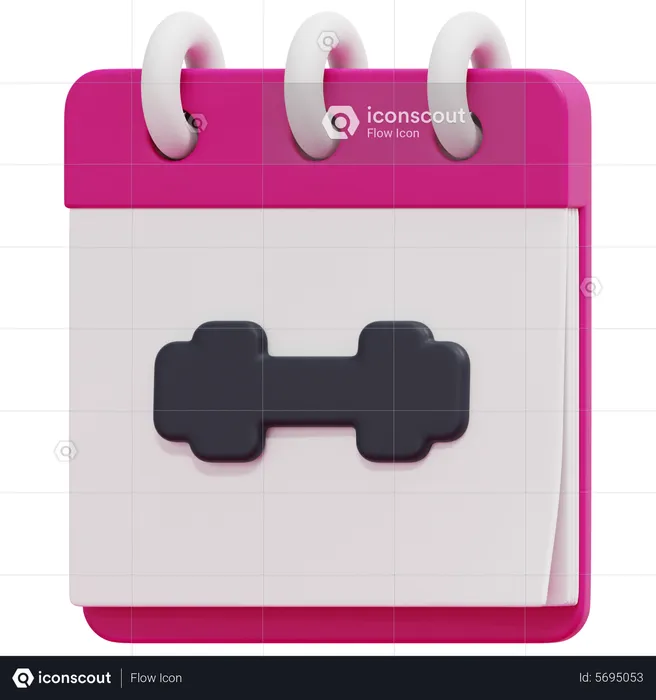 Calendrier  3D Icon