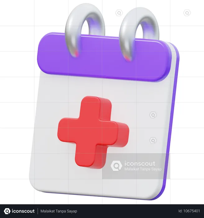 Calendrier de contrôle  3D Icon