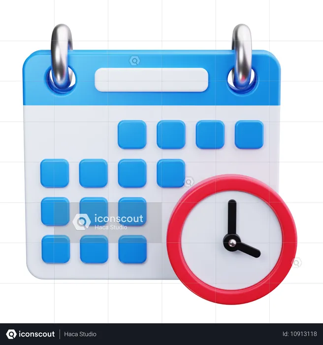 Calendrier des affaires  3D Icon