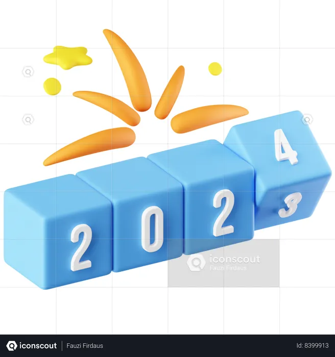 Retournement du calendrier  3D Icon