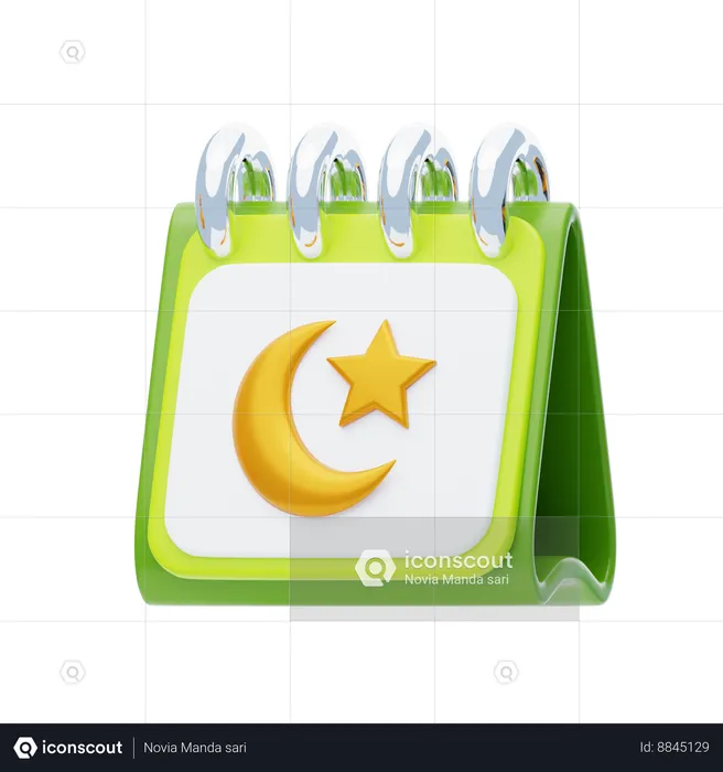 Calendrier islamique  3D Icon