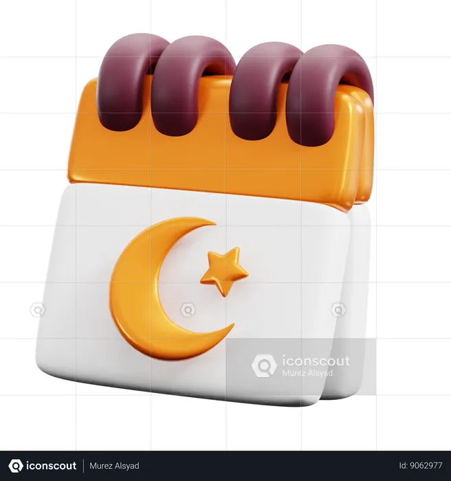 Calendrier du ramadan  3D Icon