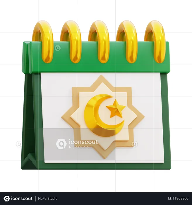 Calendrier Ramadan  3D Icon