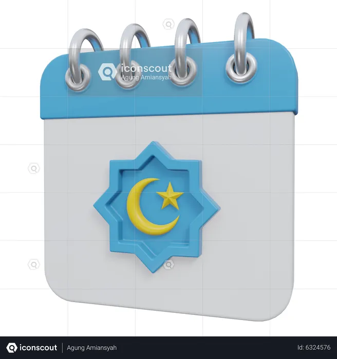 Calendrier Ramadan  3D Icon